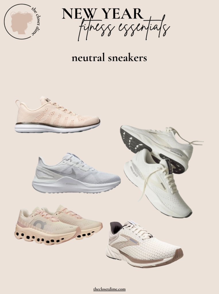 collage of sneakers for workouts